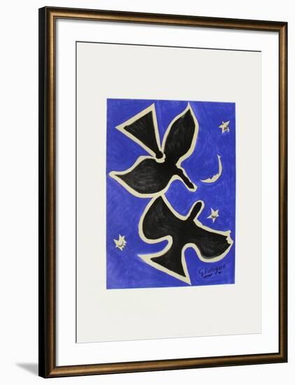 Expo 61 - Musée Galliéra (avant la lettre)-Georges Braque-Framed Collectable Print