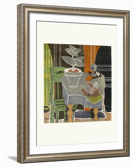 Expo 61 - Musée Galliéra (avant la lettre)-Georges Braque-Framed Collectable Print