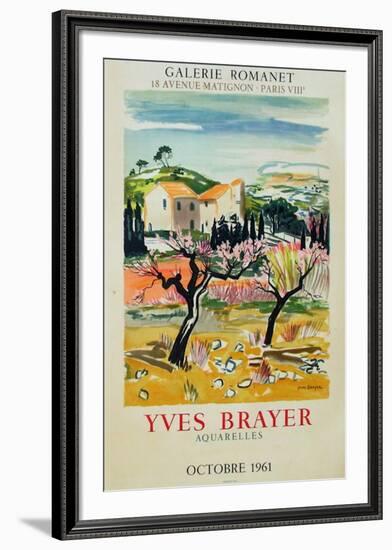 Expo 61 - Printemps en Provence-Yves Brayer-Framed Collectable Print