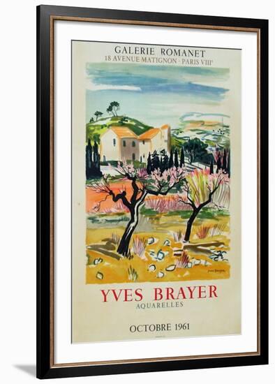 Expo 61 - Printemps en Provence-Yves Brayer-Framed Collectable Print