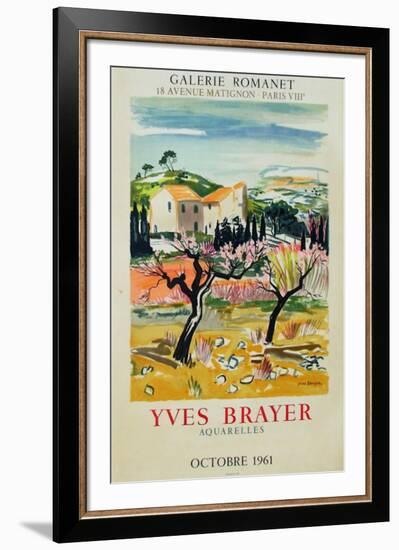 Expo 61 - Printemps en Provence-Yves Brayer-Framed Collectable Print