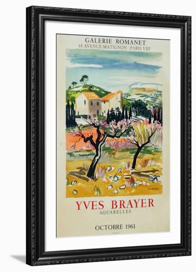 Expo 61 - Printemps en Provence-Yves Brayer-Framed Collectable Print