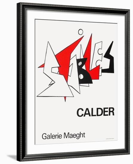 Expo 63 - Galerie Maeght-Alexander Calder-Framed Collectable Print