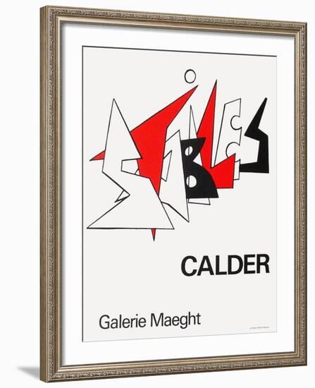 Expo 63 - Galerie Maeght-Alexander Calder-Framed Collectable Print