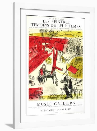 Expo 63 - Musée Galliéra-Marc Chagall-Framed Premium Edition