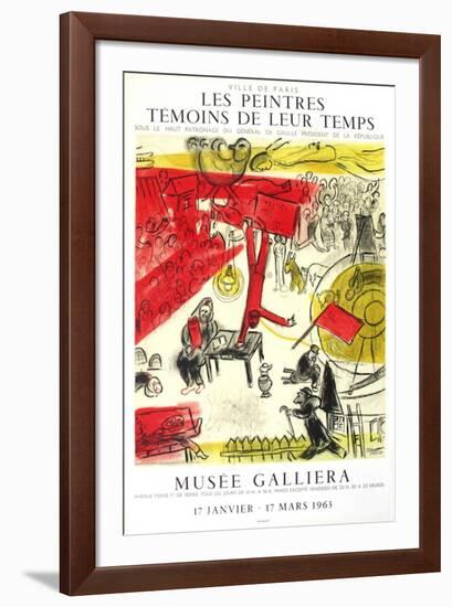 Expo 63 - Musée Galliéra-Marc Chagall-Framed Premium Edition