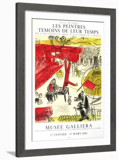 Expo 63 - Musée Galliéra-Marc Chagall-Framed Premium Edition