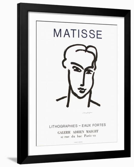 Expo 64 - Galerie Adrien Maeght-Henri Matisse-Framed Collectable Print