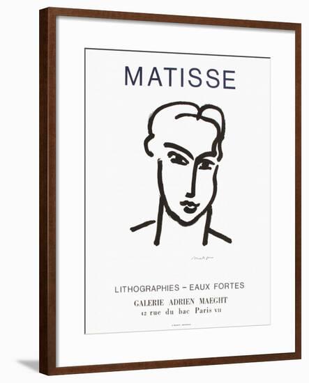 Expo 64 - Galerie Adrien Maeght-Henri Matisse-Framed Collectable Print