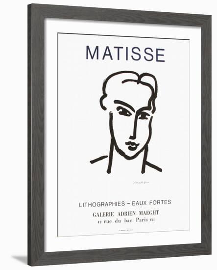 Expo 64 - Galerie Adrien Maeght-Henri Matisse-Framed Collectable Print