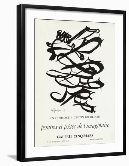 Expo 64 - Galerie Cinq-Mars-Charles Lapicque-Framed Collectable Print