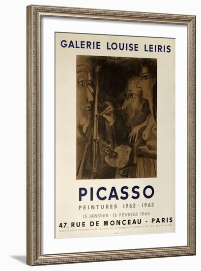 Expo 64 - Galerie Louise Leiris-Pablo Picasso-Framed Premium Edition