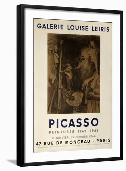 Expo 64 - Galerie Louise Leiris-Pablo Picasso-Framed Premium Edition