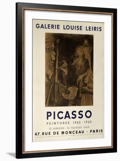 Expo 64 - Galerie Louise Leiris-Pablo Picasso-Framed Premium Edition