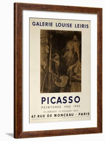 Expo 64 - Galerie Louise Leiris-Pablo Picasso-Framed Premium Edition