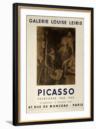 Expo 64 - Galerie Louise Leiris-Pablo Picasso-Framed Premium Edition