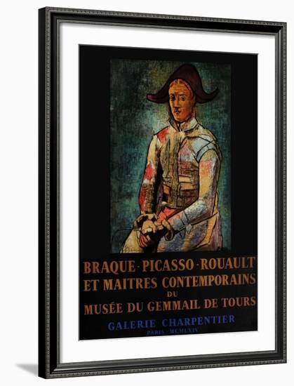 Expo 64 - Musée du Gemmail de Tours-Pablo Picasso-Framed Premium Edition