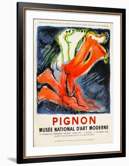 Expo 66 - Musée National d'Art Moderne-Edouard Pignon-Framed Collectable Print