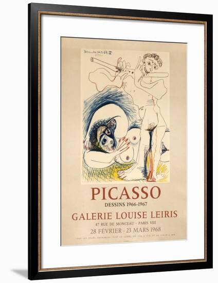 Expo 68 - Galerie Louise Leiris-Pablo Picasso-Framed Premium Edition