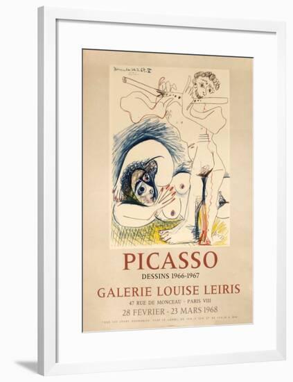 Expo 68 - Galerie Louise Leiris-Pablo Picasso-Framed Premium Edition