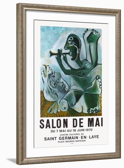 Expo 70 - Salon de Mai-Pablo Picasso-Framed Premium Edition