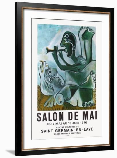 Expo 70 - Salon de Mai-Pablo Picasso-Framed Premium Edition