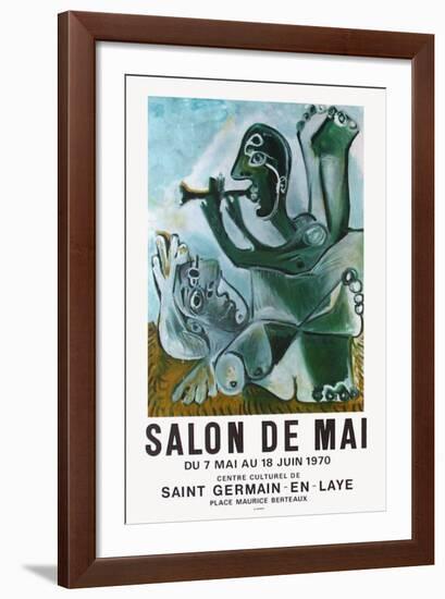 Expo 70 - Salon de Mai-Pablo Picasso-Framed Premium Edition