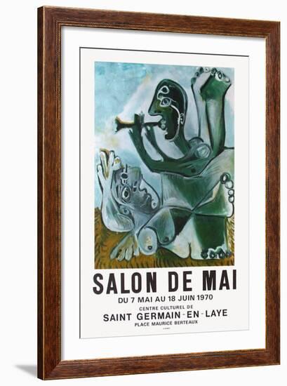 Expo 70 - Salon de Mai-Pablo Picasso-Framed Premium Edition