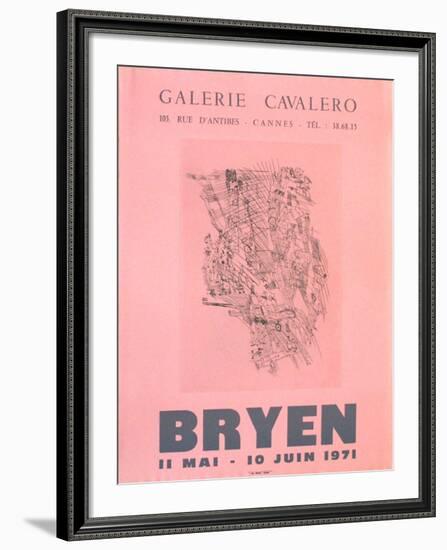 Expo 71 - Galerie Cavalero-Camille Bryen-Framed Collectable Print