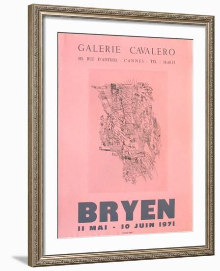 Expo 71 - Galerie Cavalero-Camille Bryen-Framed Collectable Print