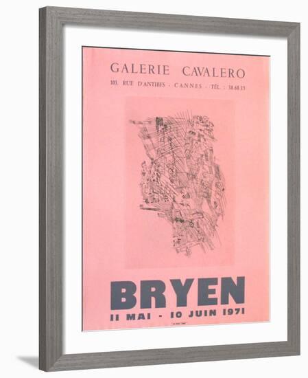 Expo 71 - Galerie Cavalero-Camille Bryen-Framed Collectable Print