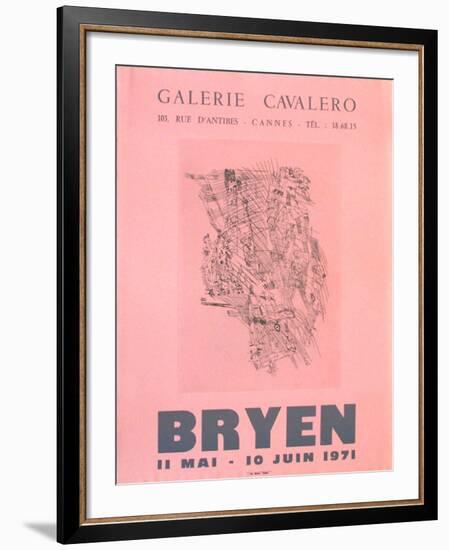 Expo 71 - Galerie Cavalero-Camille Bryen-Framed Collectable Print