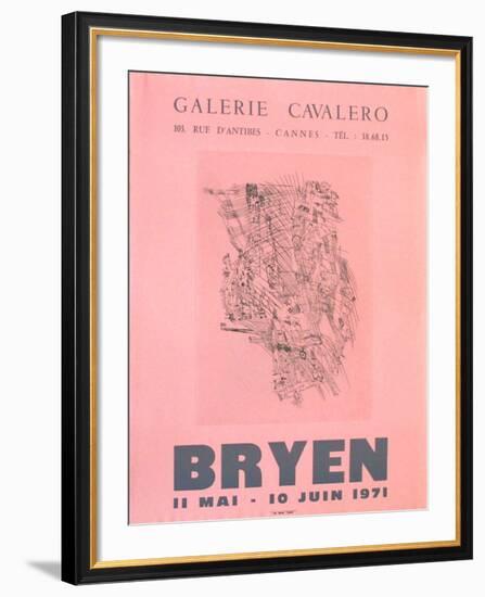 Expo 71 - Galerie Cavalero-Camille Bryen-Framed Collectable Print