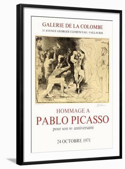 Expo 71 - Galerie de la Colombe-Pablo Picasso-Framed Collectable Print