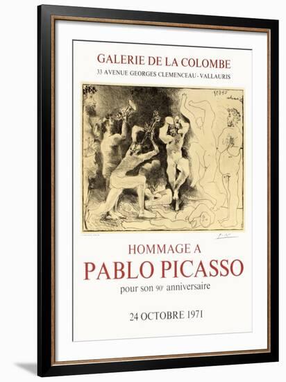 Expo 71 - Galerie de la Colombe-Pablo Picasso-Framed Collectable Print
