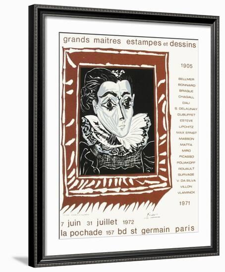 Expo 71 - Galerie La Pochade-Pablo Picasso-Framed Premium Edition