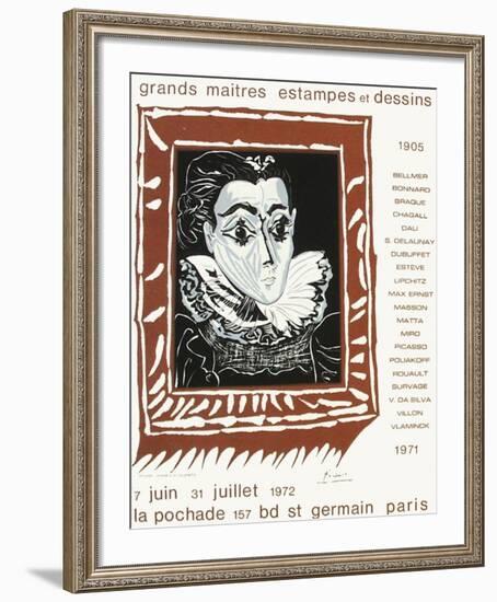 Expo 71 - Galerie La Pochade-Pablo Picasso-Framed Premium Edition