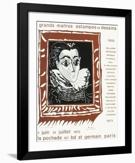 Expo 71 - Galerie La Pochade-Pablo Picasso-Framed Premium Edition