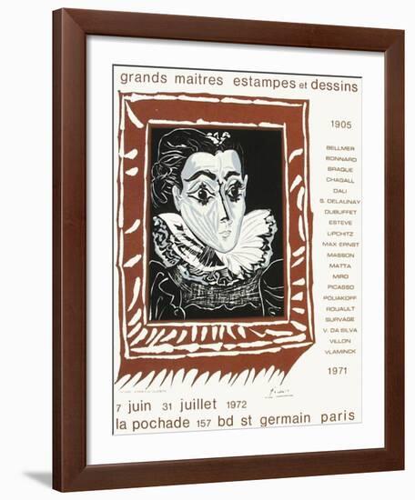 Expo 71 - Galerie La Pochade-Pablo Picasso-Framed Premium Edition