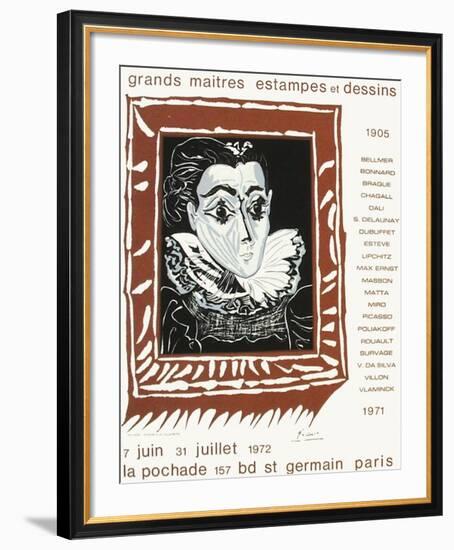 Expo 71 - Galerie La Pochade-Pablo Picasso-Framed Premium Edition