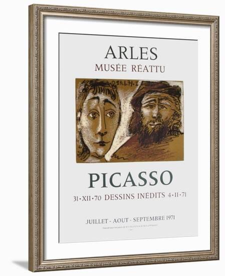 Expo 71 - Musée Réattu II-Pablo Picasso-Framed Premium Edition