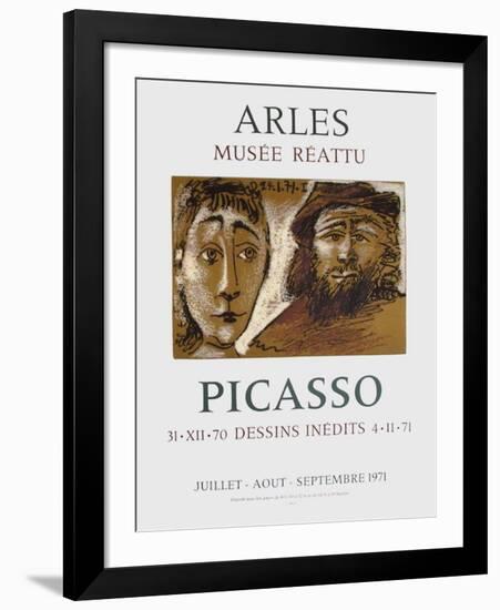 Expo 71 - Musée Réattu II-Pablo Picasso-Framed Premium Edition