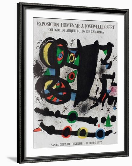 Expo 72 - Homenaje A Josep-Lluis Sert-Joan Miro-Framed Premium Edition