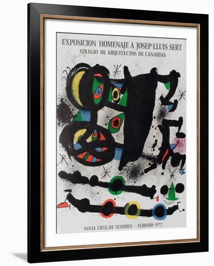 Expo 72 - Homenaje A Josep-Lluis Sert-Joan Miro-Framed Premium Edition