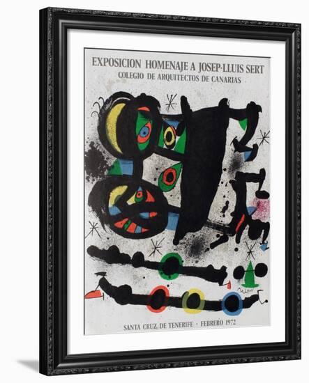 Expo 72 - Homenaje A Josep-Lluis Sert-Joan Miro-Framed Premium Edition