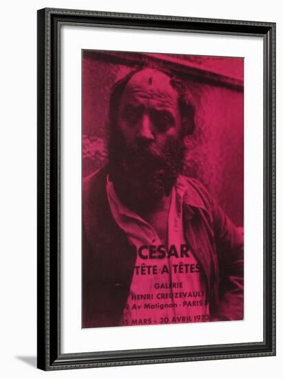 Expo 73 - Galerie Henri Creuzevault-César Baldaccini-Framed Premium Edition