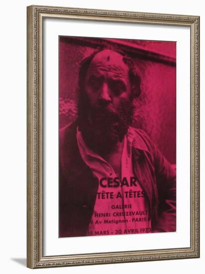 Expo 73 - Galerie Henri Creuzevault-César Baldaccini-Framed Premium Edition