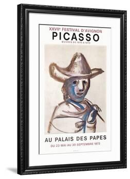 Expo 73 - Palais des Papes-Pablo Picasso-Framed Premium Edition