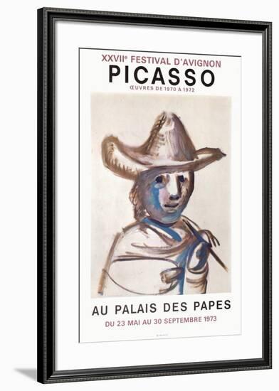 Expo 73 - Palais des Papes-Pablo Picasso-Framed Premium Edition