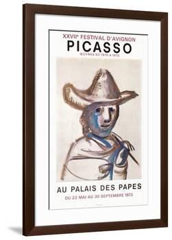 Expo 73 - Palais des Papes-Pablo Picasso-Framed Premium Edition